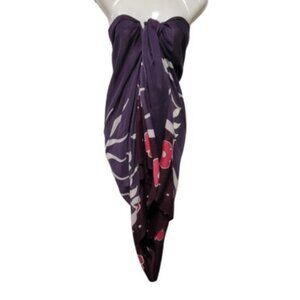 Womens Sarong Cotton Wrap Handpainted Batik Wrapskirt Beach Pareo Beachwear-NEW